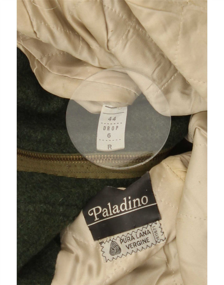 Pardesiu Vintage Bărbați IT 44 XS Lână Verde
