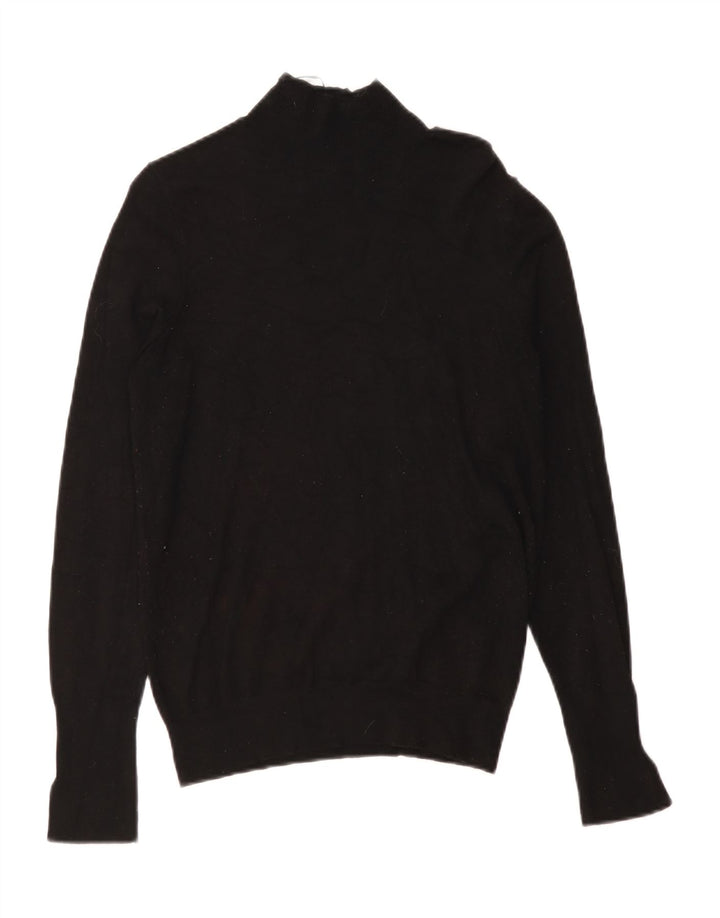 Pulover pentru femei cu gât țestoasă Zara UK 12 Medium Negru