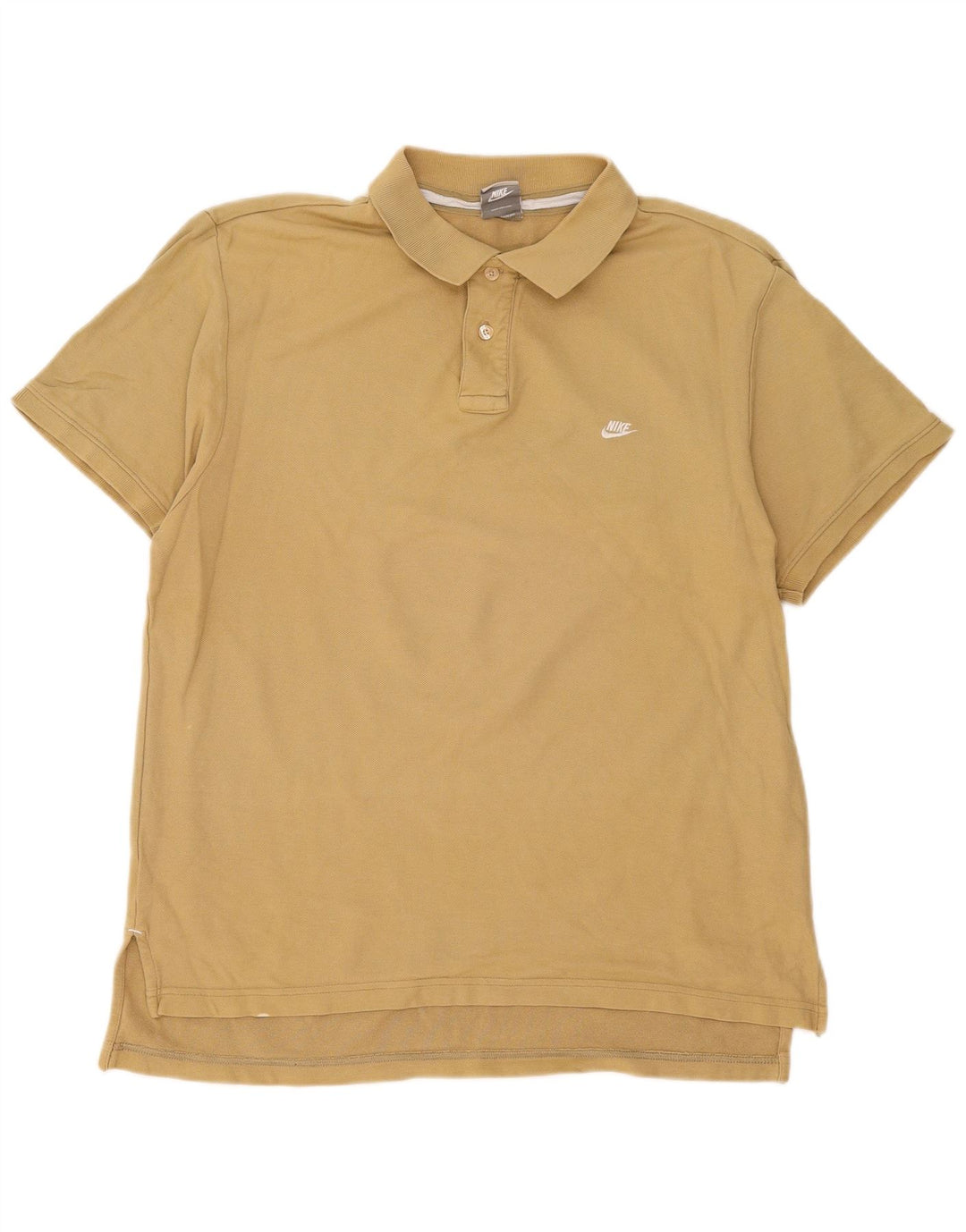 Tricou polo Nike pentru bărbați, bumbac kaki mare