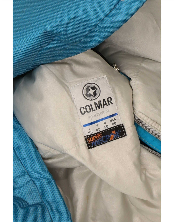 Jachetă de schi Colmar pentru bărbați, cu glugă, cu formă lejeră, IT 50 Medium Blue Colorblock