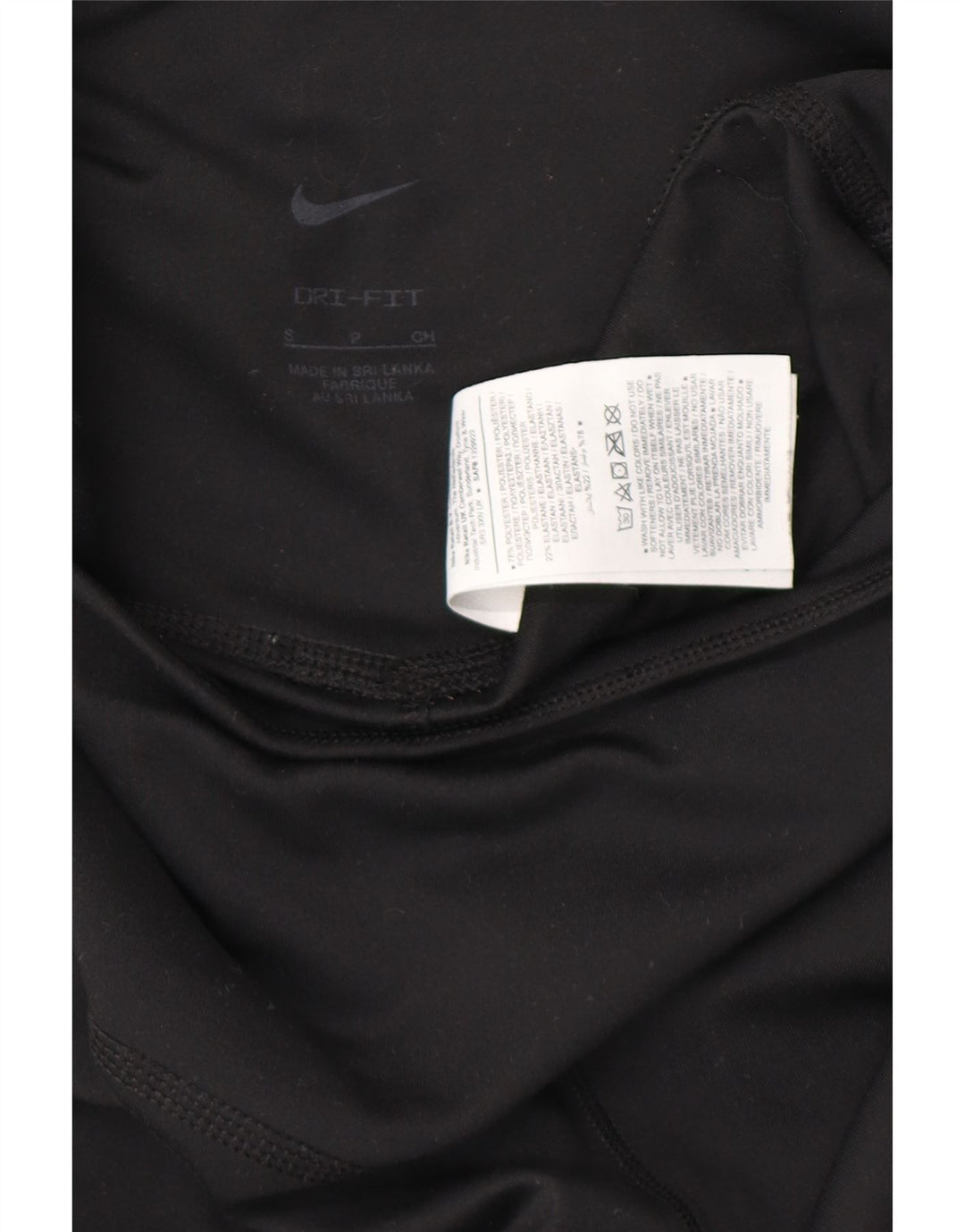 Leggings Dri Fit Nike pentru femei UK 10 Poliester negru mic