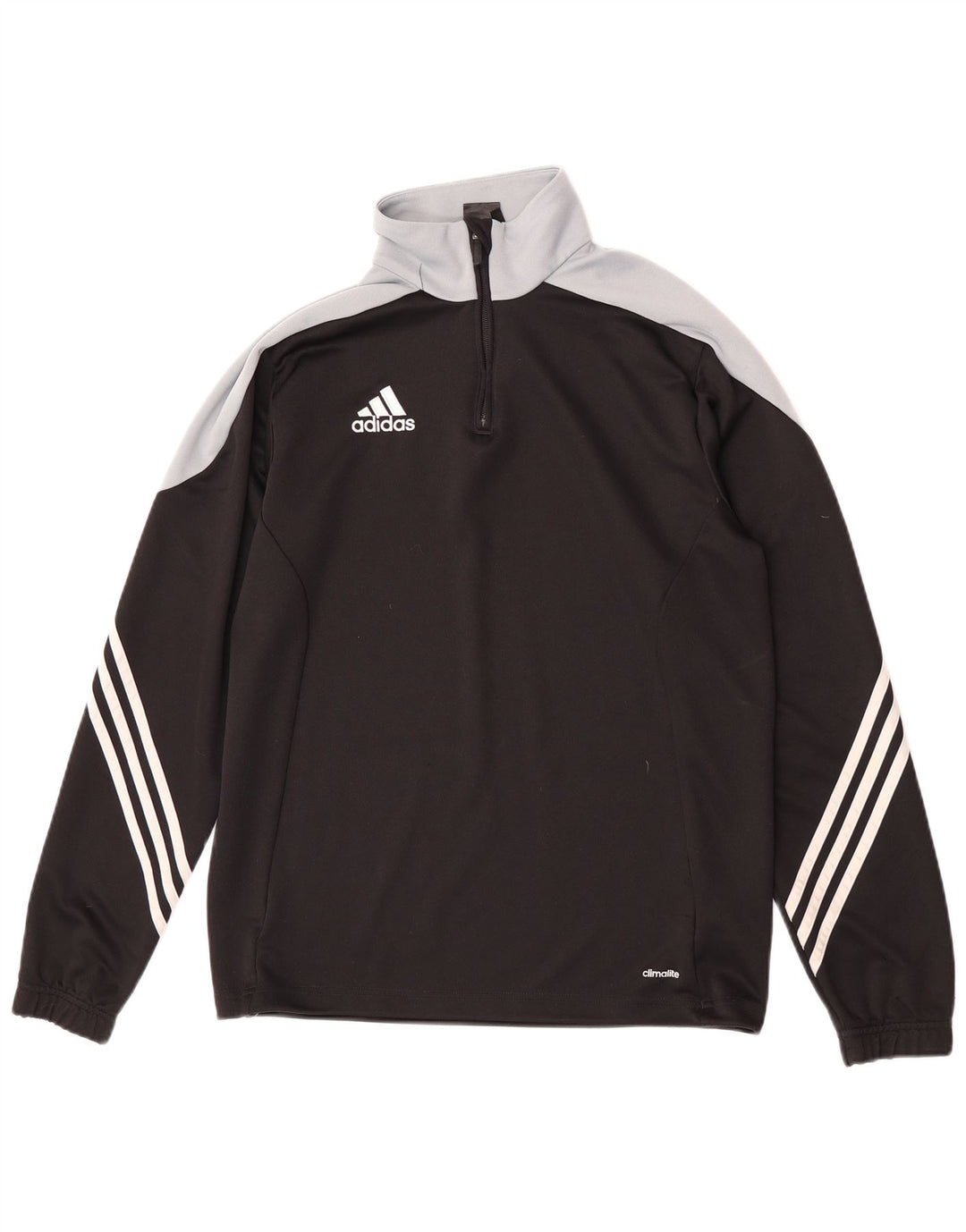 Adidas Climalite Pullover Trening Top Mediu Negru Colorblock