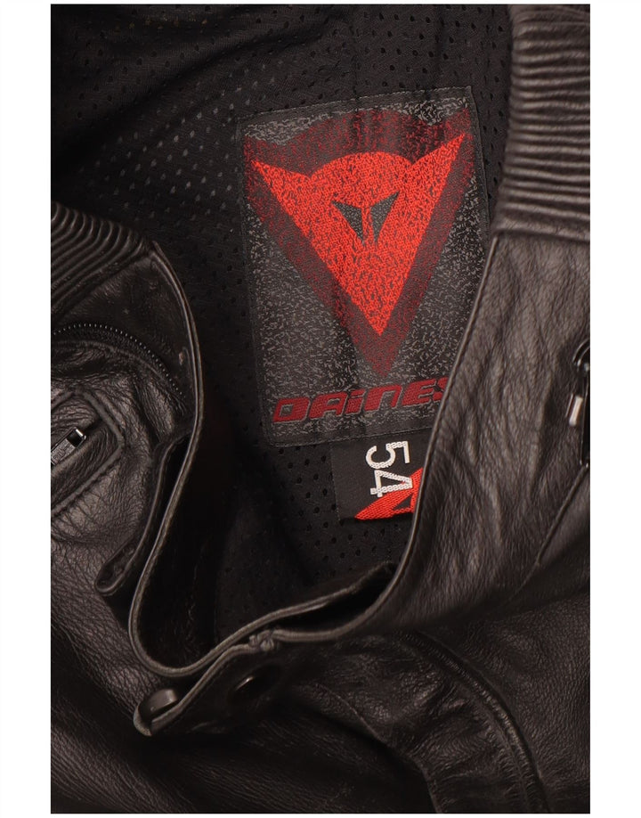 Pantaloni Moto Racer din piele pentru bărbați Dainese EU 54 Large W32 L30 Negru