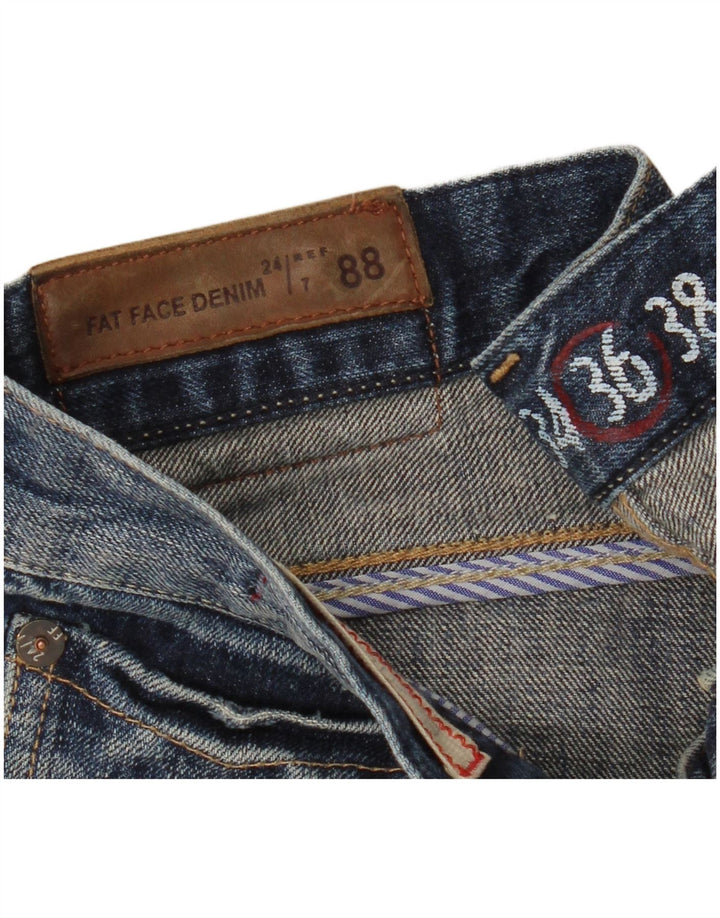 Blugi pentru bărbați Fat Face Bootcut W36 L32 Bumbac bleumarin