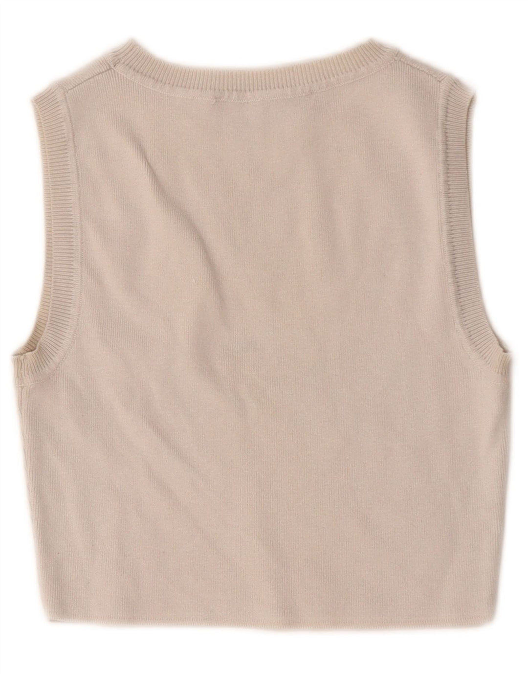 Top cu vestă pentru femei Zara UK 12 Medium Off White