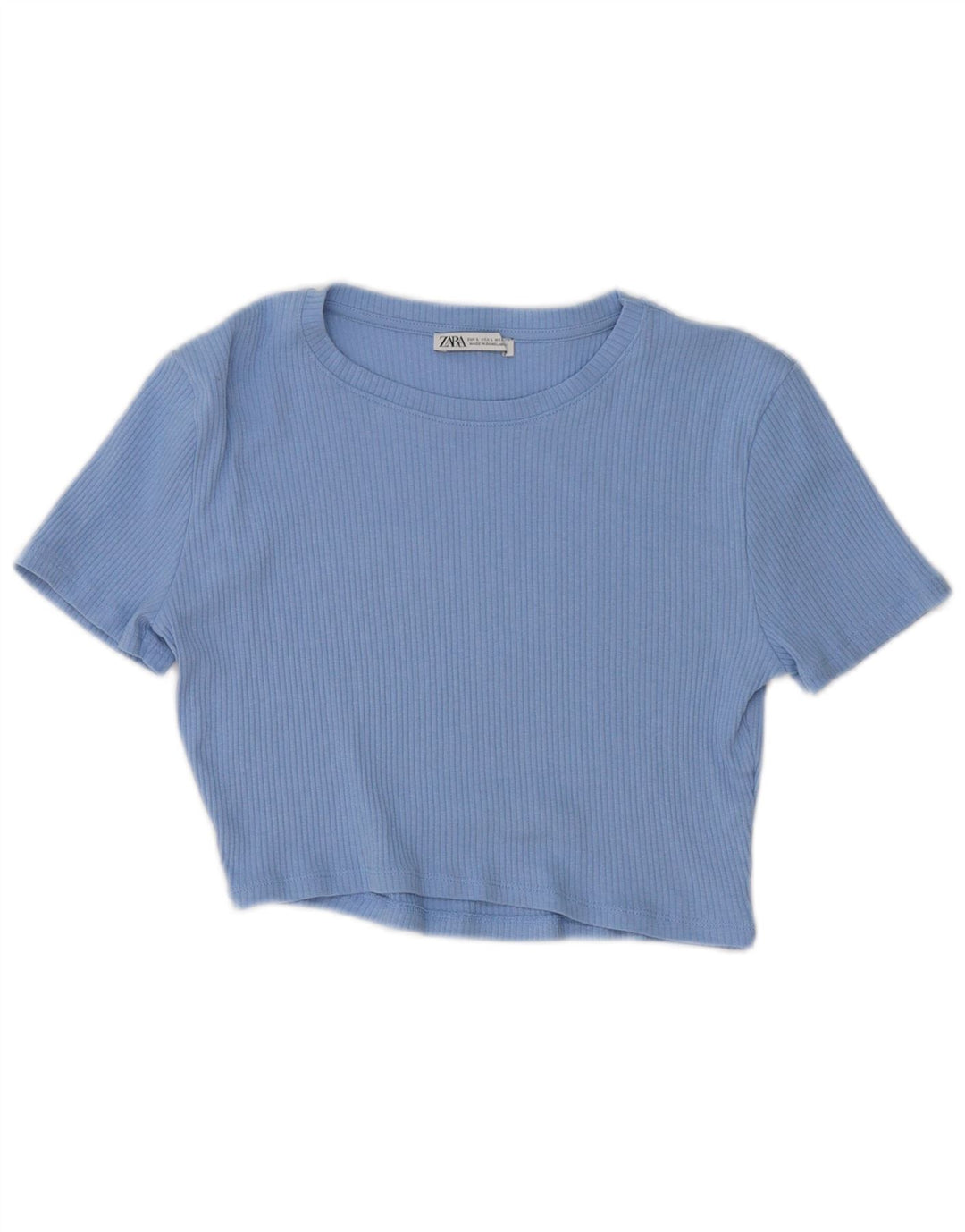 Top tricou ZARA pentru femei UK 14 Large Blue