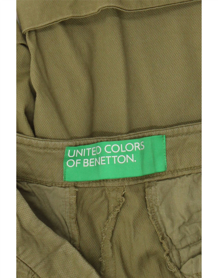 Pantaloni scurți chino pentru bărbați Benetton W30 Medium Khaki