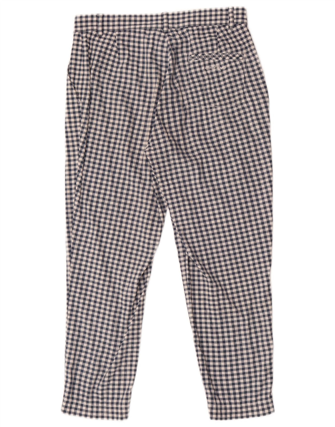 Pantaloni chino slim pentru femei Chervo IT 42 Medium W28 L23 Blue Vichy