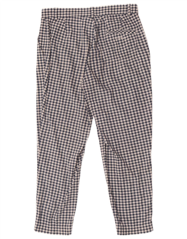 Pantaloni chino slim pentru femei Chervo IT 42 Medium W28 L23 Blue Vichy