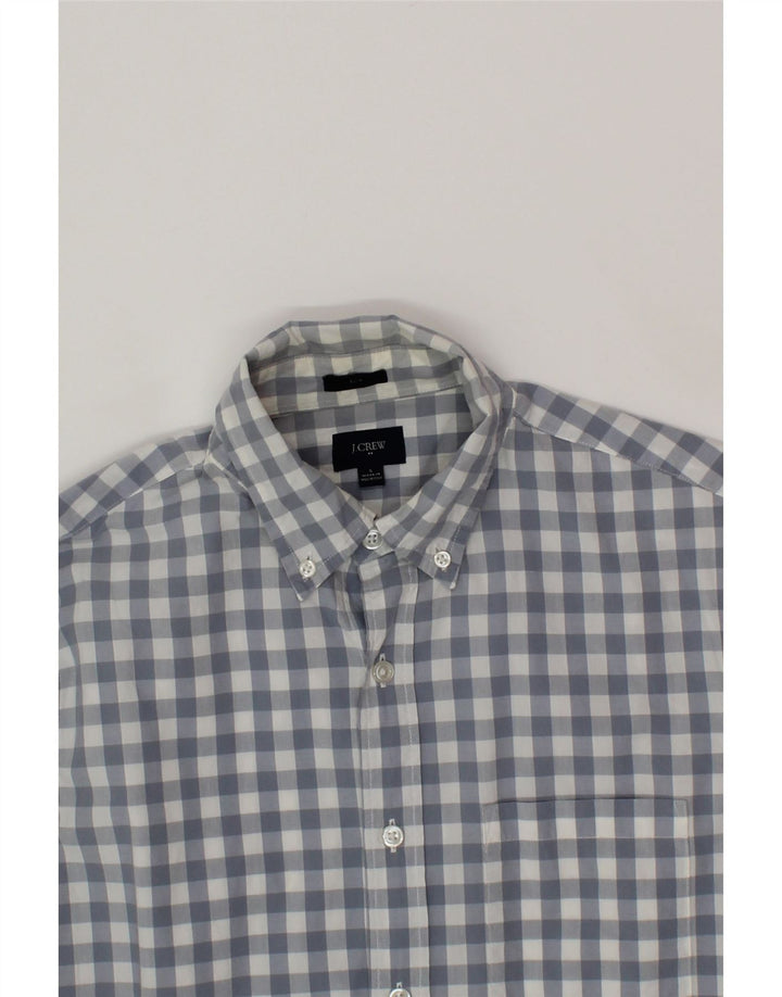 J. CREW Mens Slim Shirt Small Blue Check Cotton Vintage J. Crew and Second-Hand J. Crew from Messina Hembry 