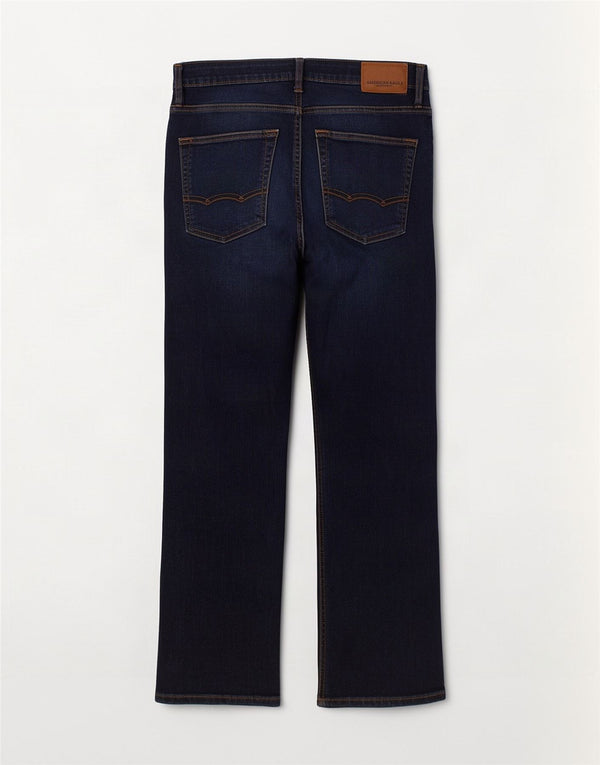 American Eagle Outfitters Blugi drepti pentru bărbați W32 L32 Bumbac bleumarin