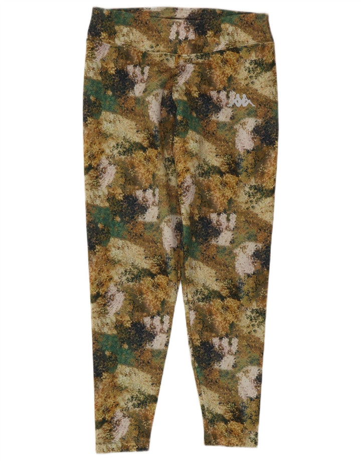 Leggings pentru femei Kappa UK 14 Poliester camuflaj multicolor mediu