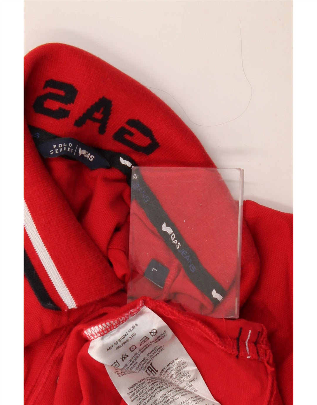 GAS Băieți Polo 15-16 Ani Mare Bumbac Roșu