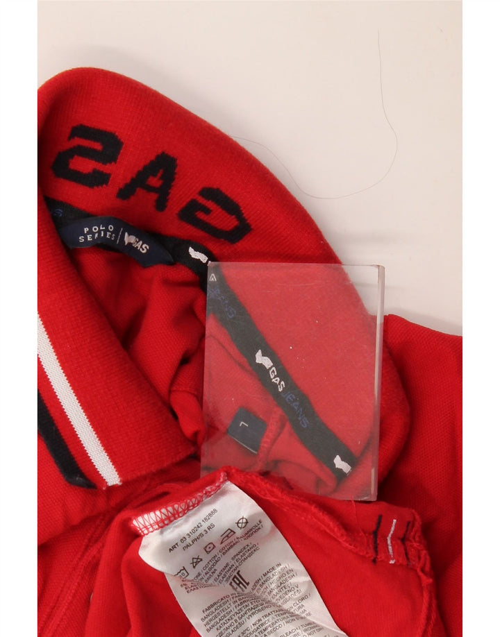 GAS Băieți Polo 15-16 Ani Mare Bumbac Roșu