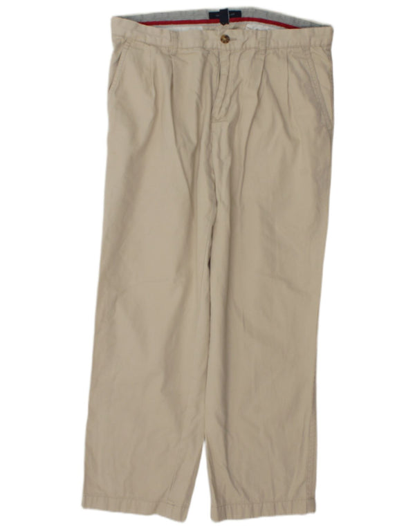 Pantaloni casual pentru bărbați Tommy Hilfiger L34 L30, bej, bumbac