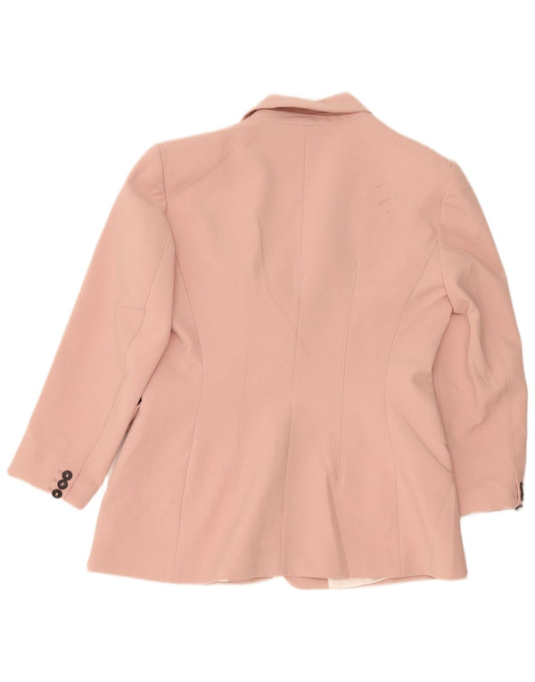 Blazer pentru femei Zara cu 2 nasturi, UK 18 XL, roz