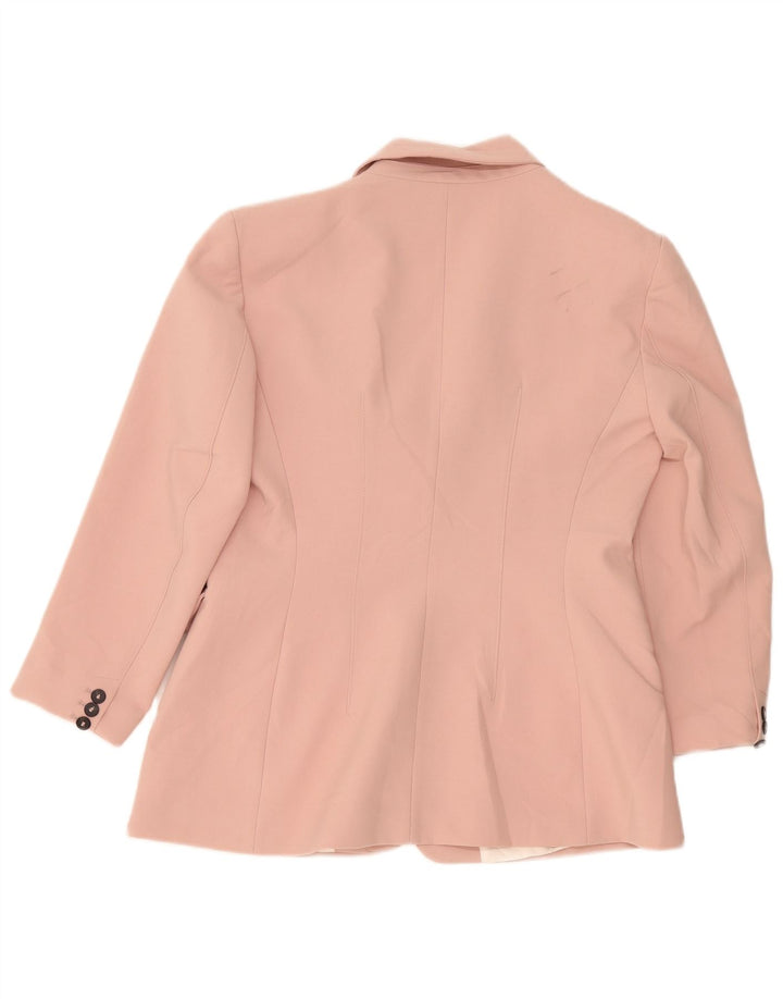 Blazer pentru femei Zara cu 2 nasturi, UK 18 XL, roz
