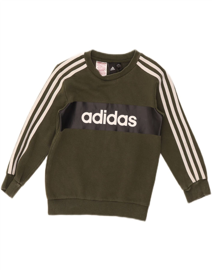 Trening complet pentru băieți Adidas 6-7 ani bumbac kaki
