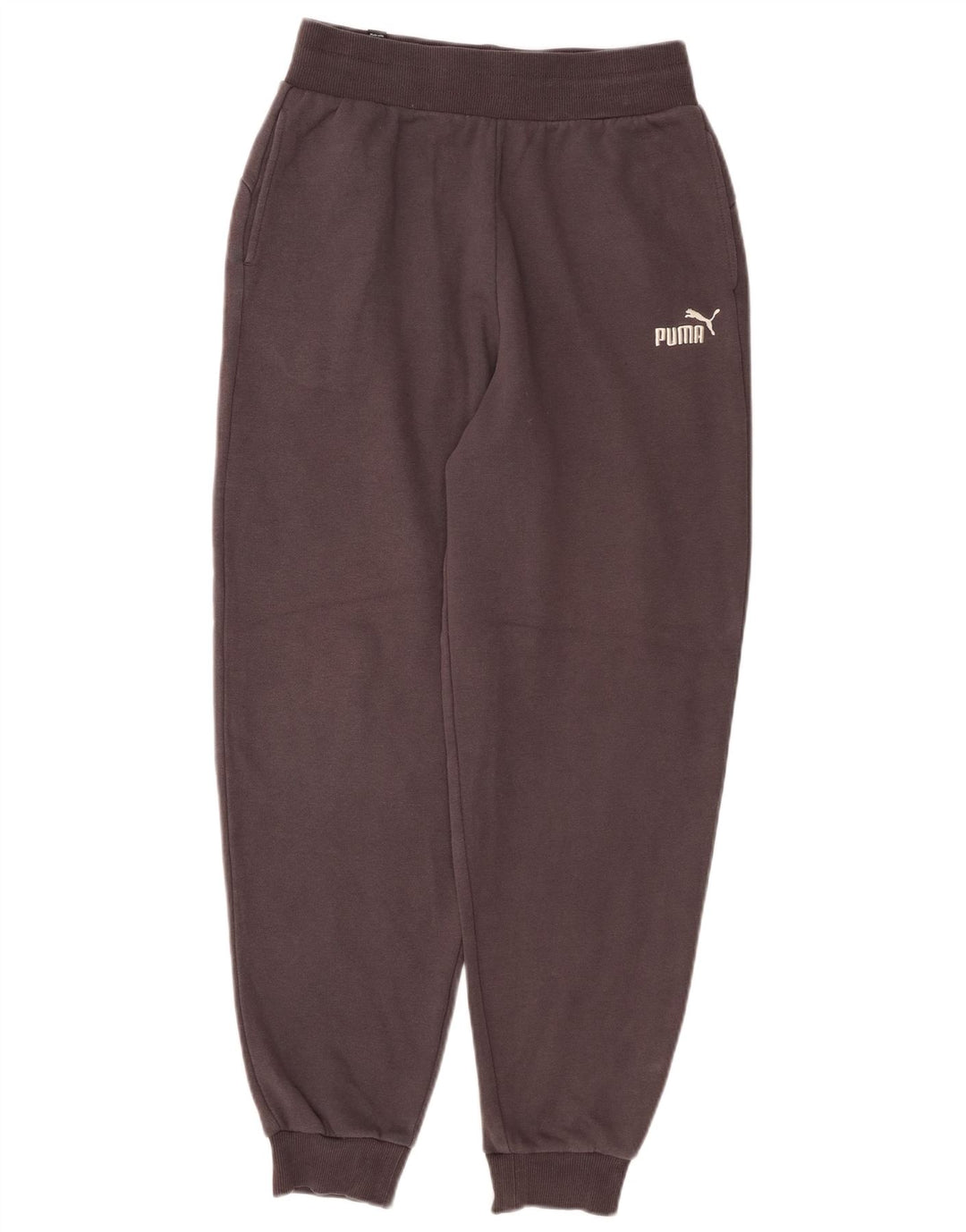 Pantaloni de trening PUMA pentru femei Joggeri UK 8 Bumbac gri mic