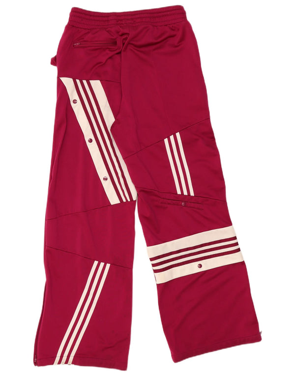Pantaloni de trening Adidas pentru femei Cargo UK 14 Medium Burgundy Colorblock
