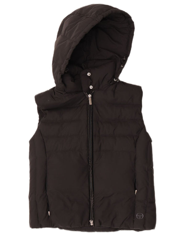 Gilet căptușit cu glugă pentru femei Sergio Tacchini IT 44 Medium Black