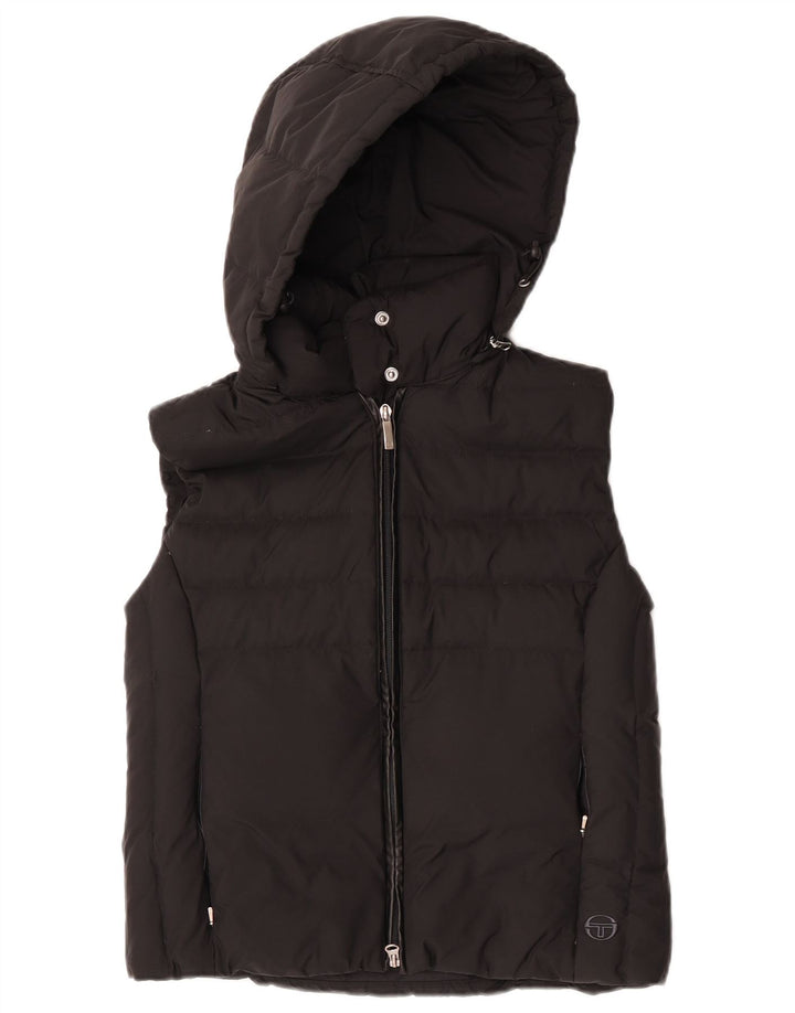 Gilet căptușit cu glugă pentru femei Sergio Tacchini IT 44 Medium Black