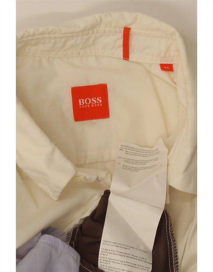 Cămașă pentru bărbați Hugo Boss, bumbac color bloc mediu, multicolor