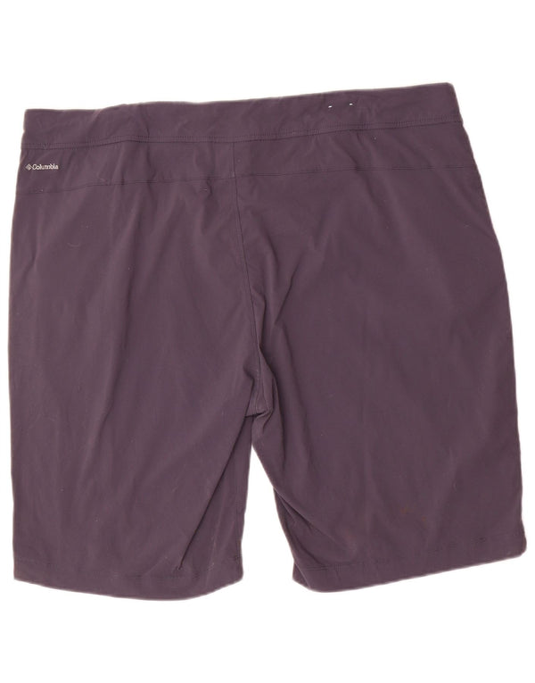 Pantaloni scurți Columbia Omni-Shield Chino pentru femei US 18 2XL W40 Nailon bleumarin