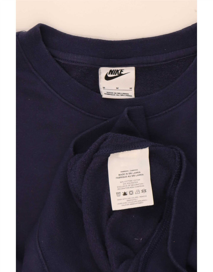 Pulover supradimensionat pentru femei Nike UK 14 Bumbac, albastru bleumarin mediu