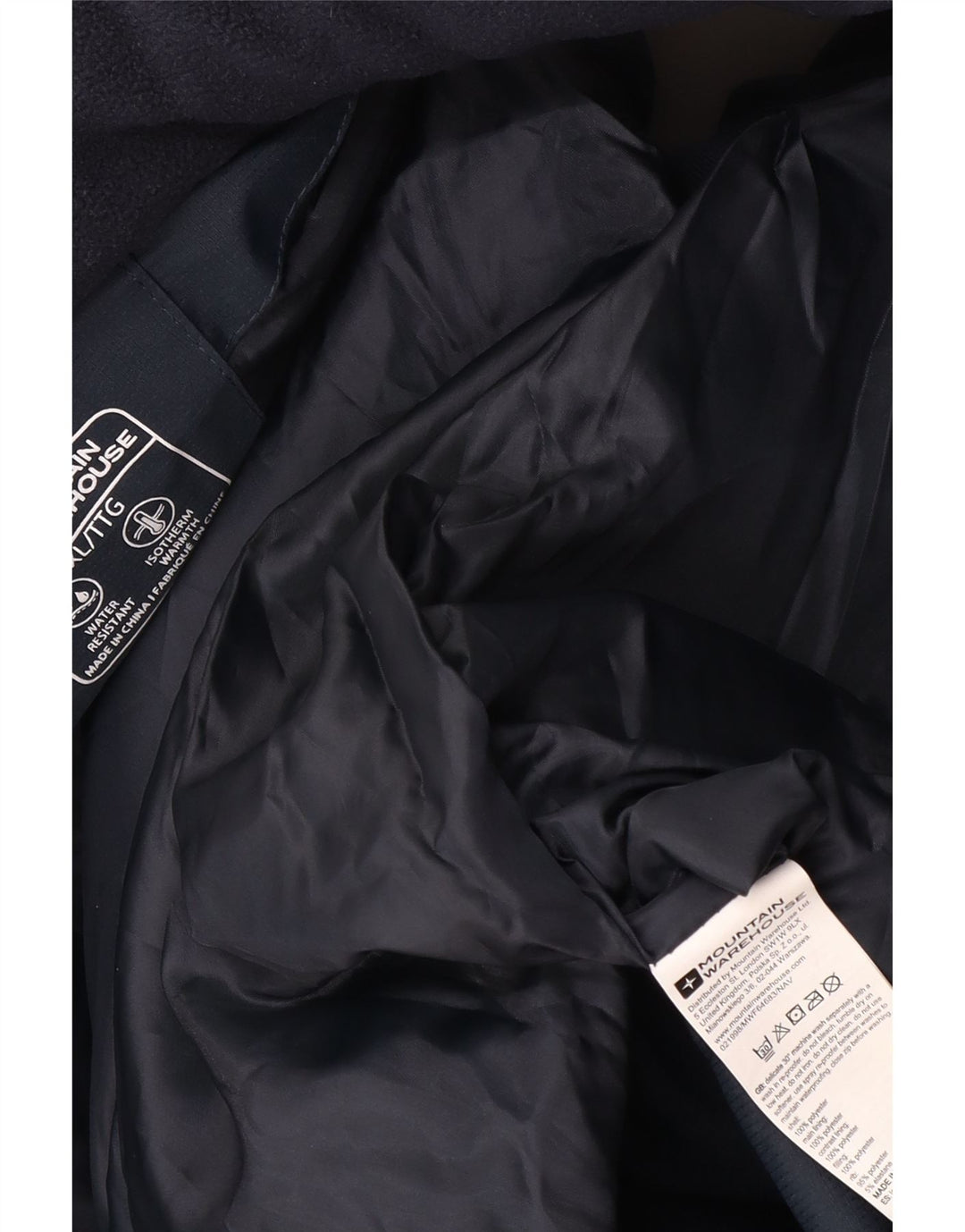Gilet căptușit pentru bărbați Mountain Warehouse UK 42 XL poliester bleumarin