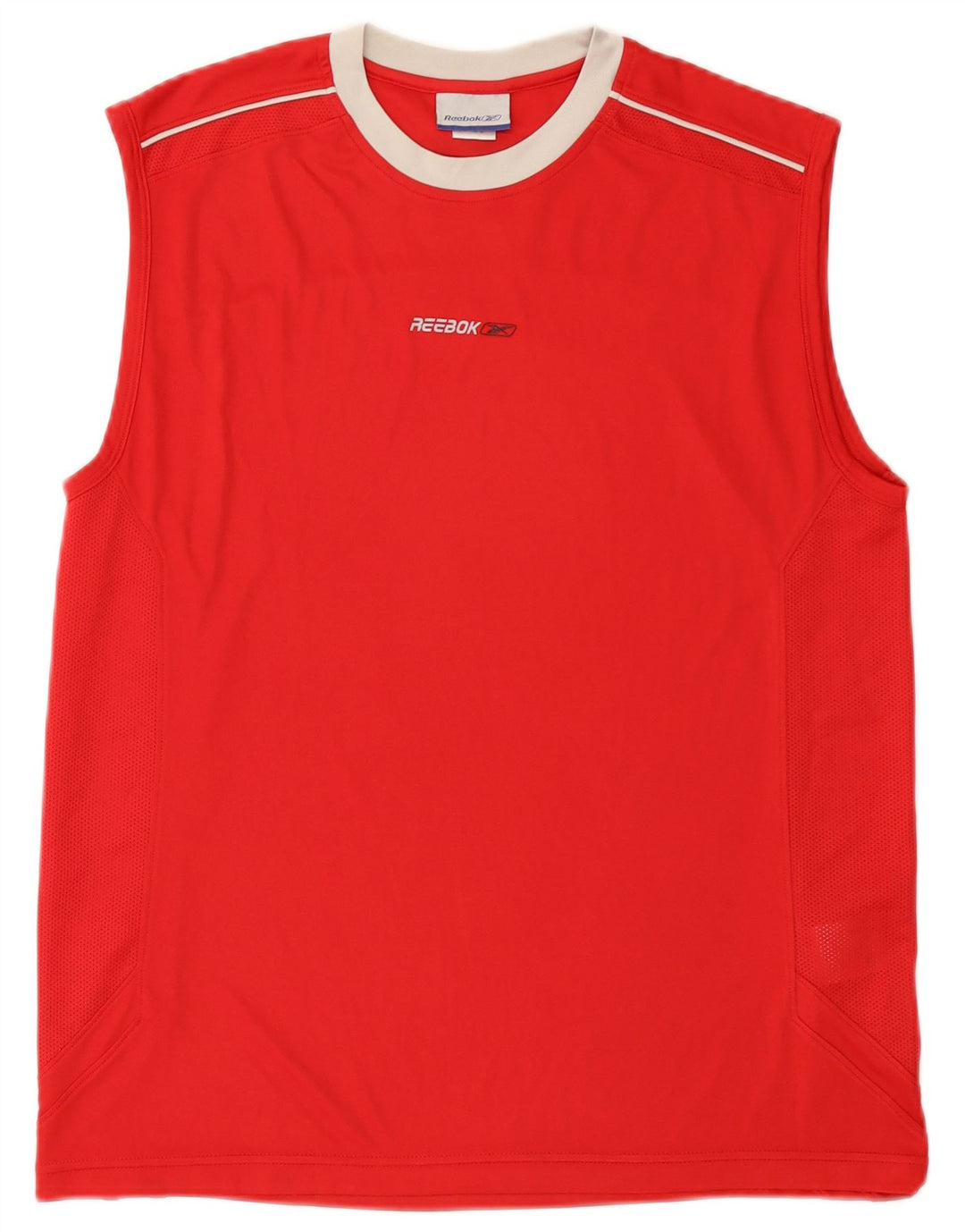 Vestă Reebok pentru bărbați, poliester mediu roșu