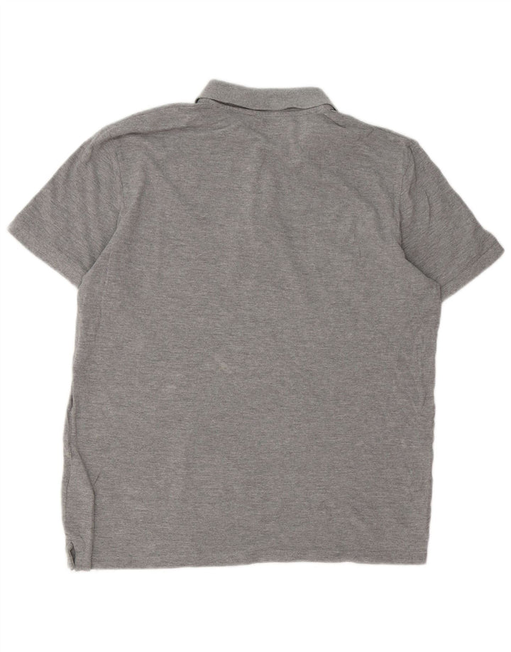 Jack & Jones Mens Polo Shirt XL Grey Cotton