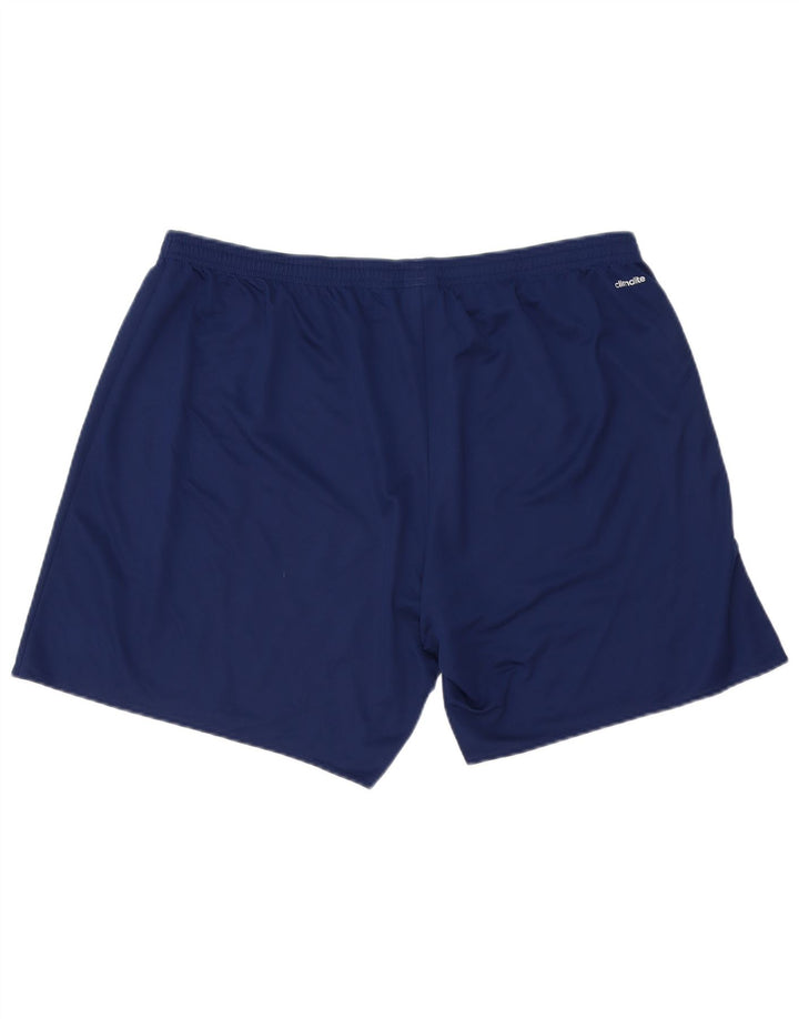 Pantaloni scurți sport pentru bărbați Adidas Climalite 2XL, poliester bleumarin