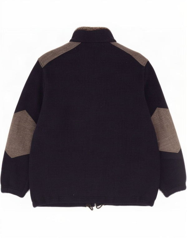 Colmar Pulover Cardigan pentru bărbați XL Bleumarin Lână Colorblock
