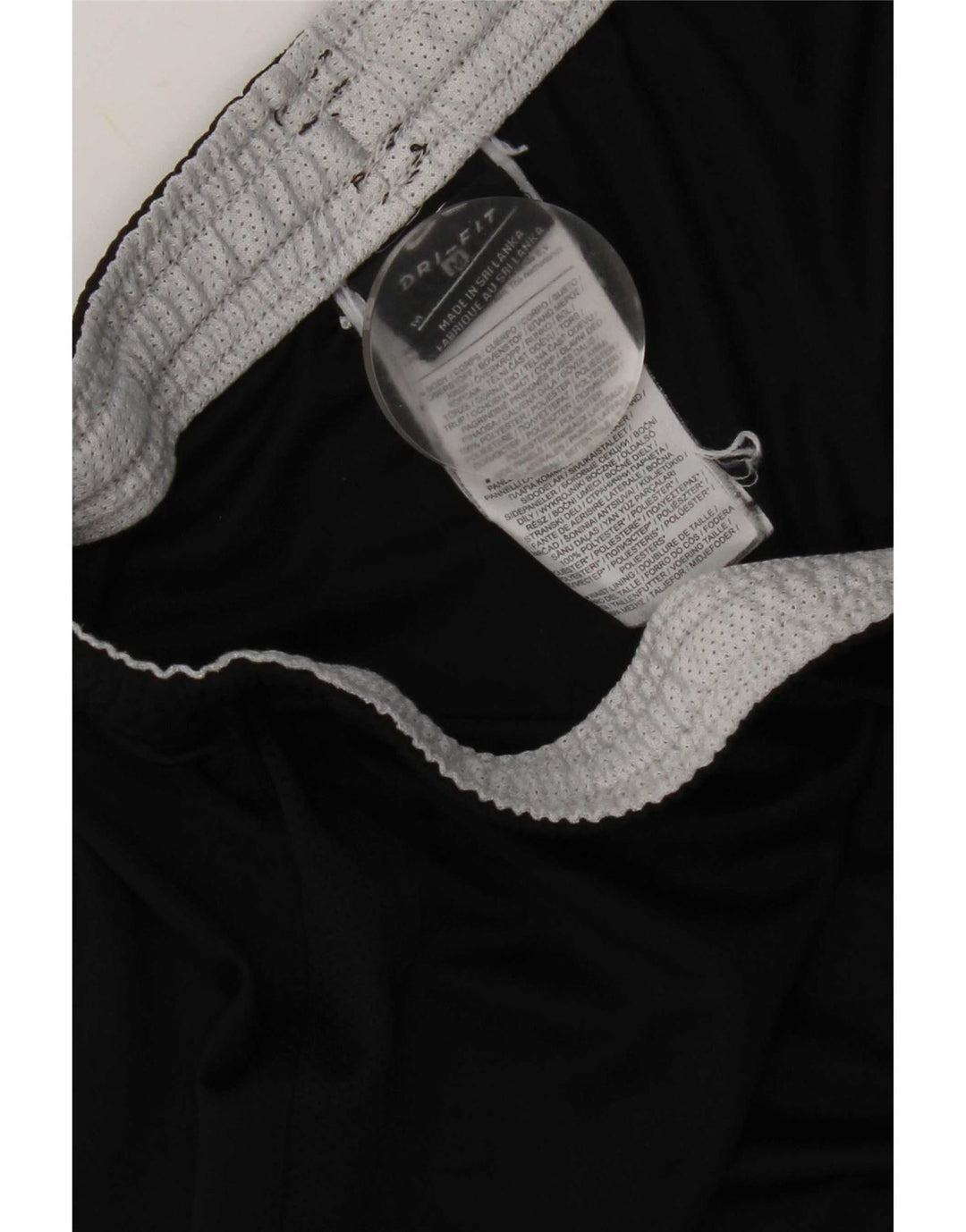 Pantaloni scurți sport Nike Dri Fit pentru băieți 10-11 ani Poliester negru mediu