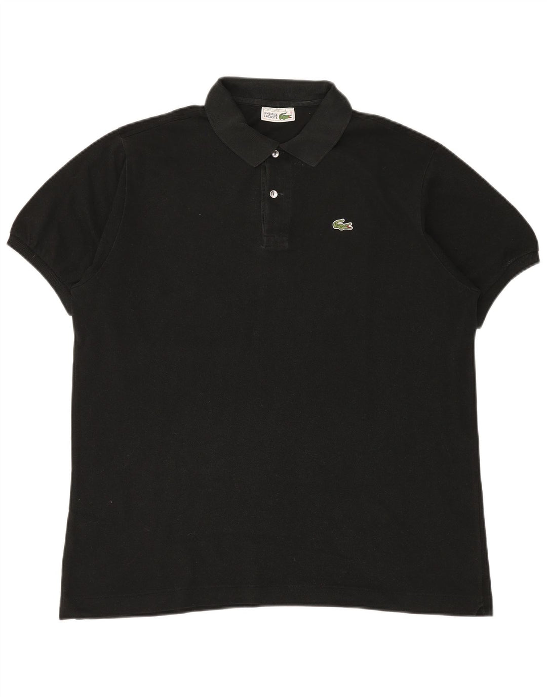 Tricou polo pentru bărbați LACOSTE Mărimea 6 XL bumbac negru