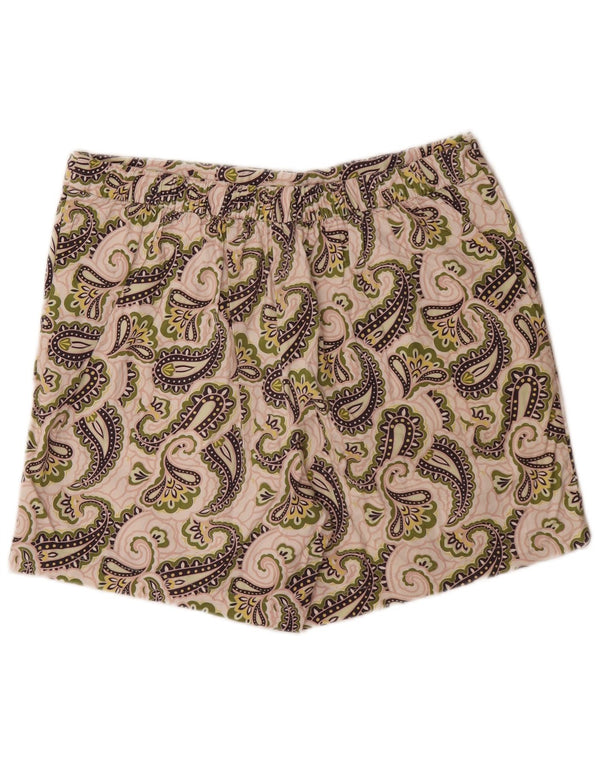 Pantaloni scurți casual Boden pentru femei UK 16 Large W34 Multicolor Paisley Bumbac