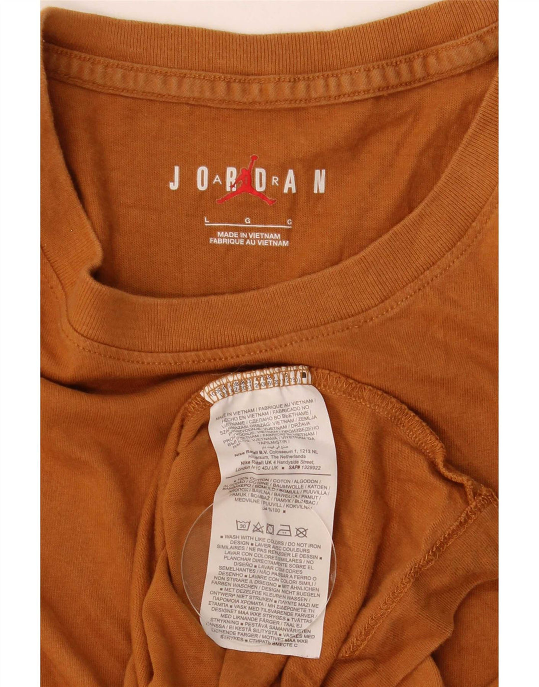 Tricou pentru bărbați Jordan Top mare maro bumbac