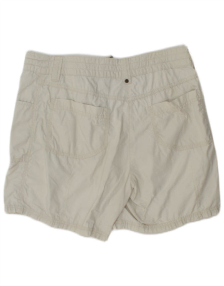 Pantaloni scurti cargo pentru femei Marks & Spencer UK 12 Medium W30 Bej Bumbac