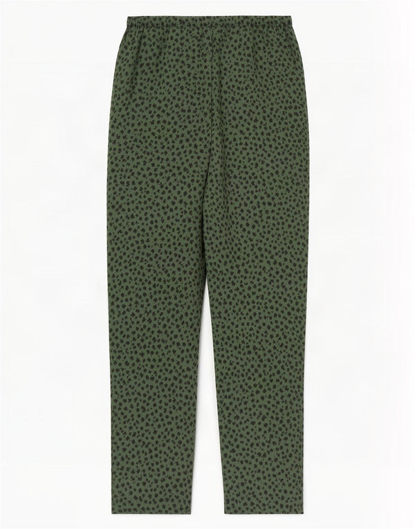 Pantaloni casual pentru femei Marks & Spencer UK 12 Medium W30 L28 Verde