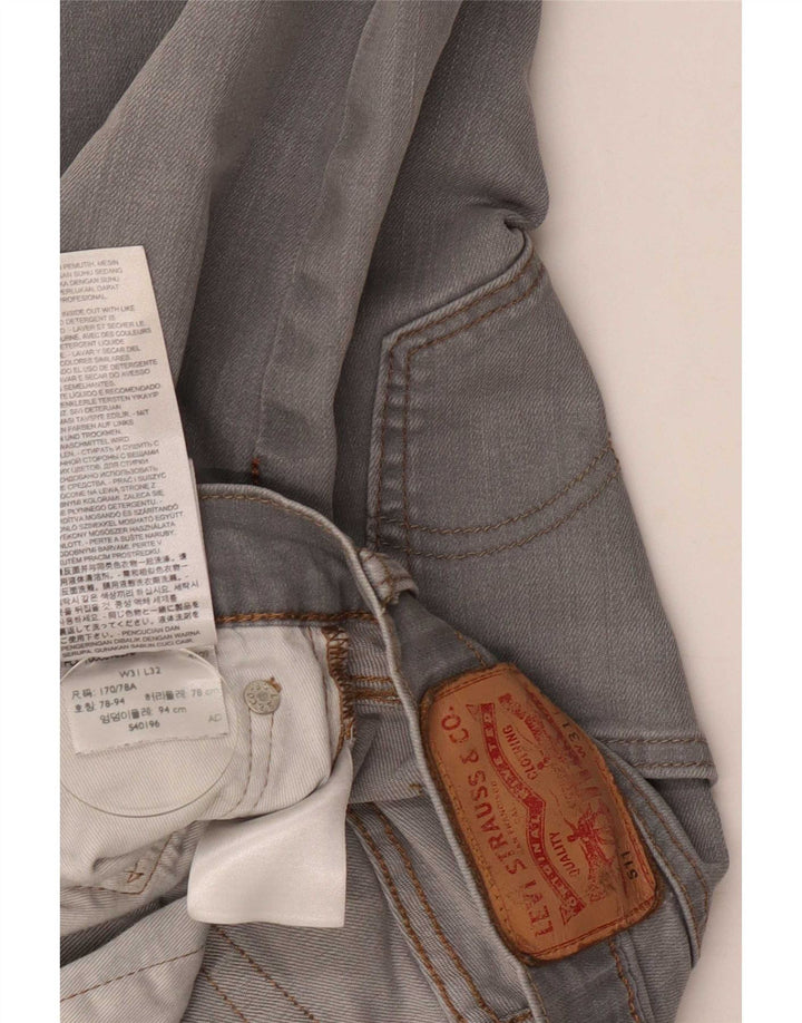 Blugi Levi's 511 Slim pentru bărbați W31 L27 bumbac gri