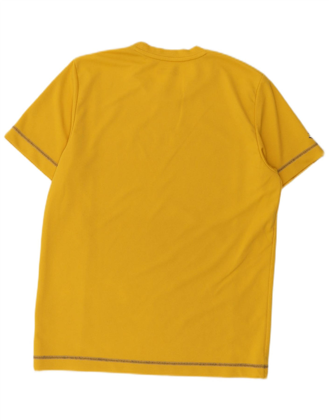 Tricou grafic pentru bărbați Lotto Top Mediu Galben Poliester cu dungi
