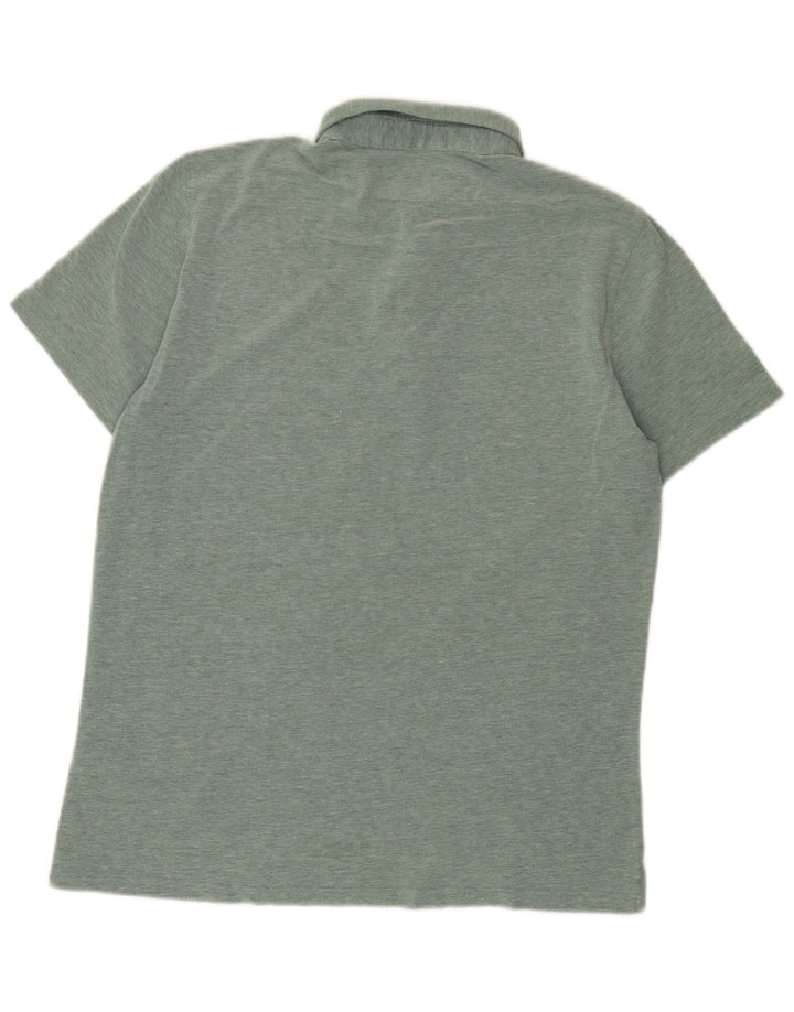 Tricou polo Massimo Dutti pentru bărbați, bumbac verde mare
