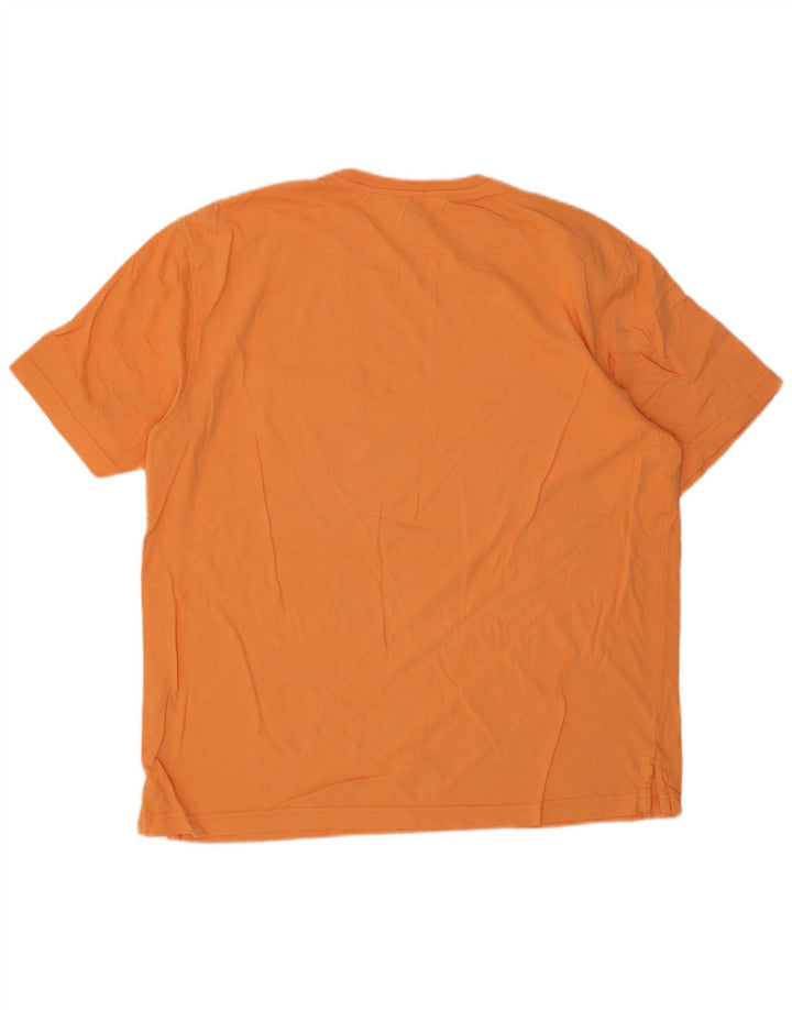 Izod Bărbați Tricou Top Mare Portocaliu Bumbac