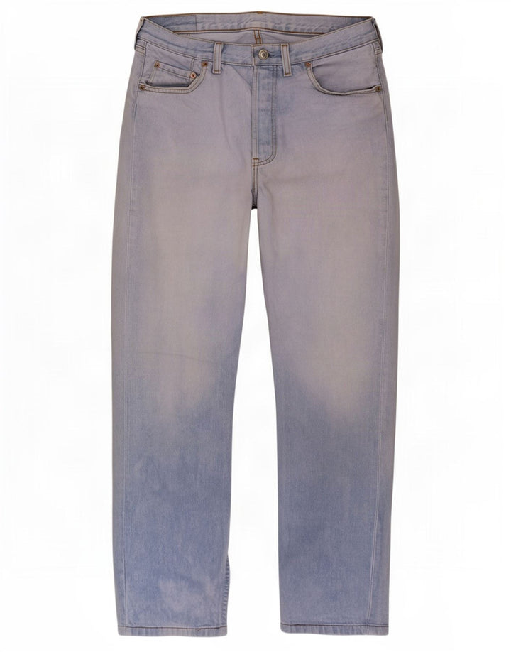 Blugi drepti pentru bărbați Levi's W34 L31 Bumbac albastru