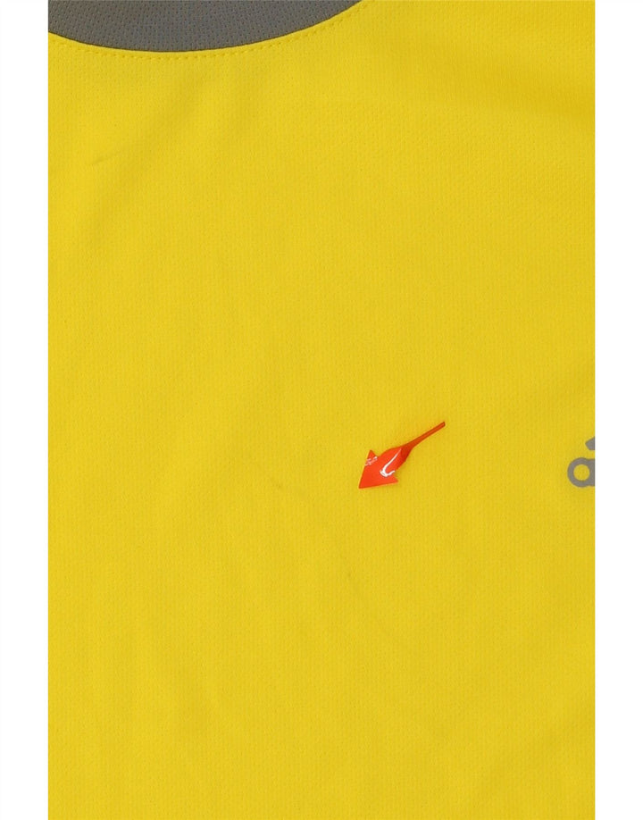 ADIDAS Mens Climalite T-Shirt Top XL Yellow Polyester Vintage Adidas and Second-Hand Adidas from Messina Hembry 