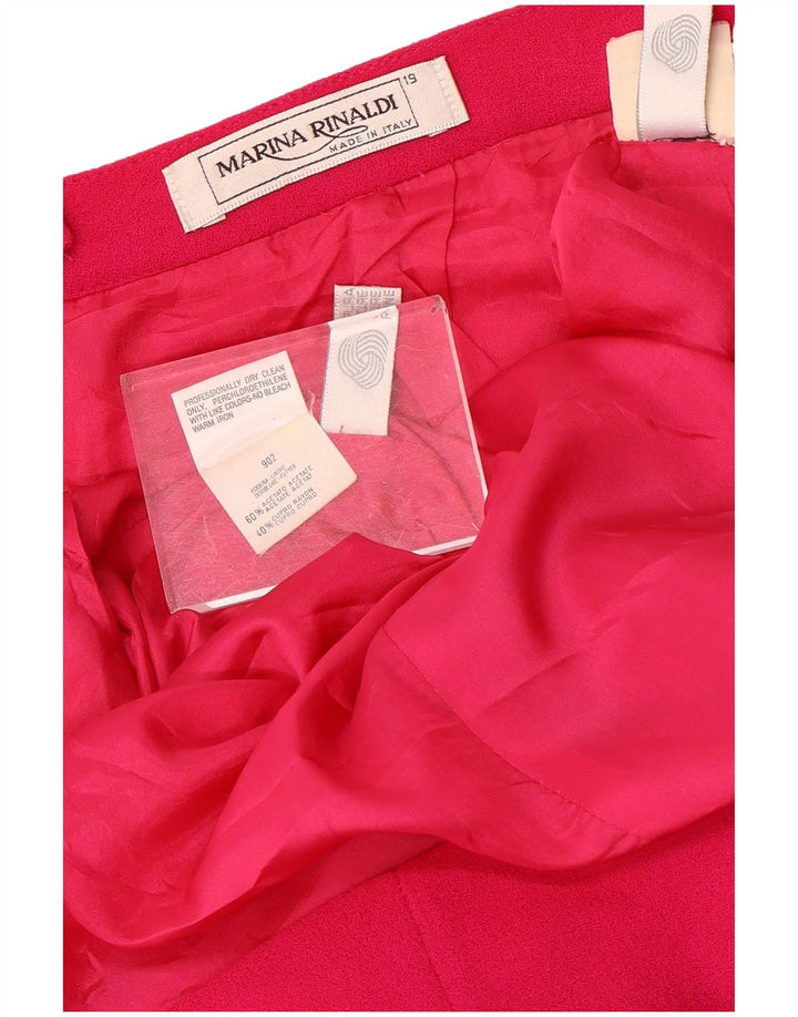 Marina Rinaldi Set fuste 2 piese pentru femei, 5 nasturi, marimea 19 mic W32 roz