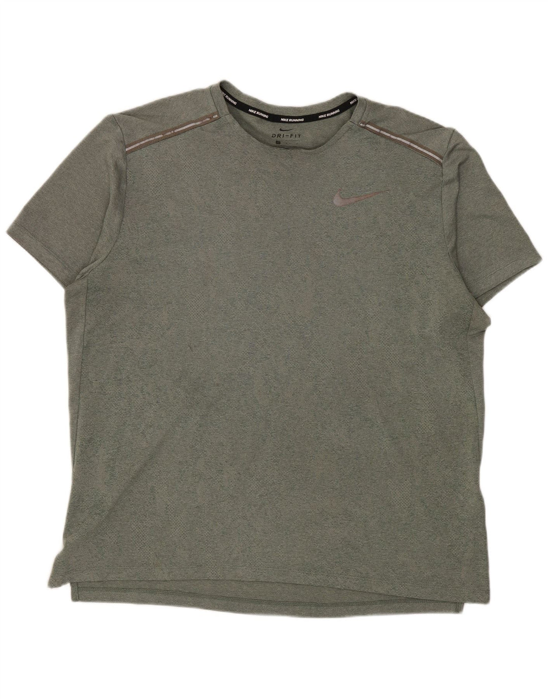 Tricou Nike Dri Fit pentru bărbați Top mare din poliester verde