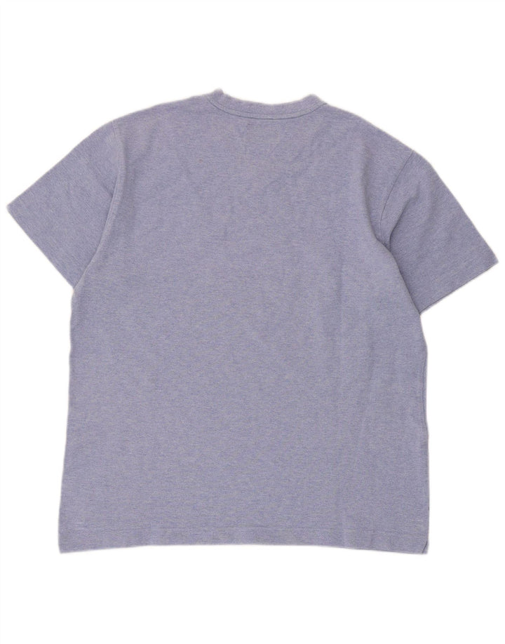 Tricou cu mânecă scurtă pentru bărbați Kappa Top mare din bumbac albastru