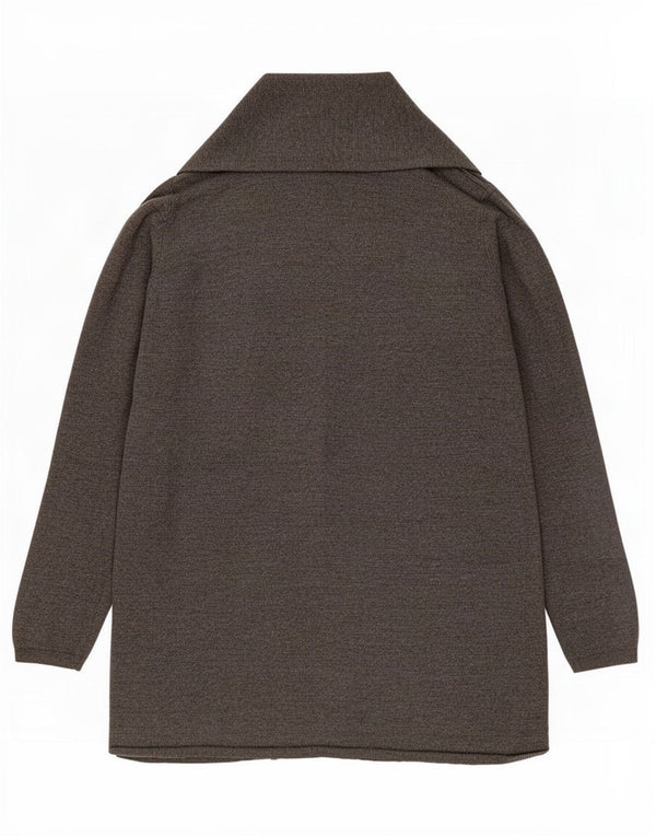 Zara Womens Open Cardigan Sweater UK 16 Large Grey Viscose